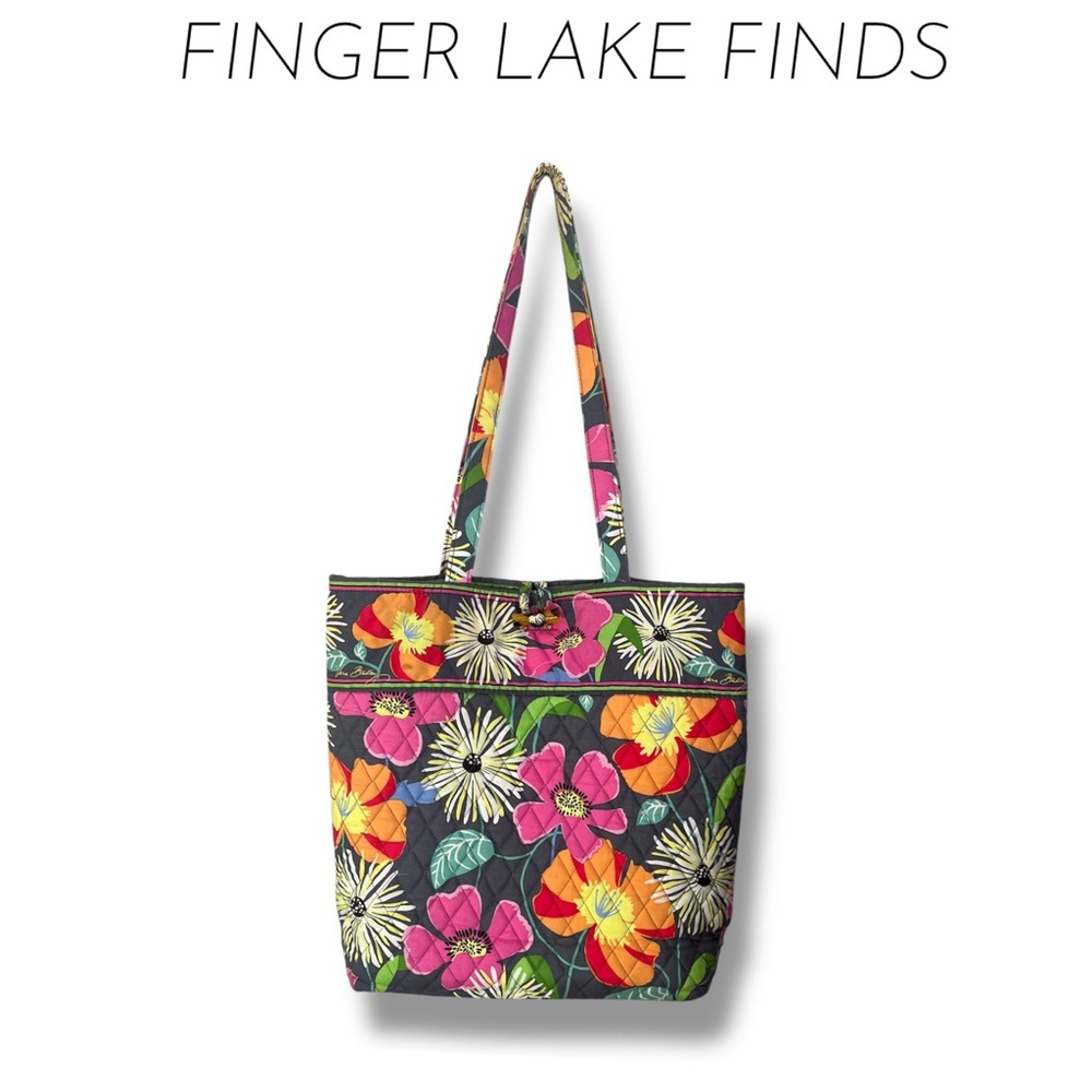 Vera Bradley Jazzy Blooms Tote Bag